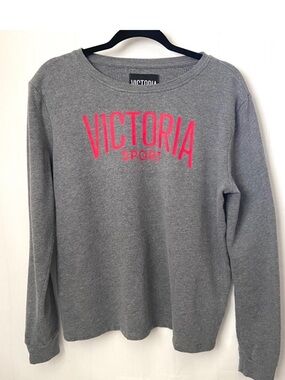 Victoria Sports Lounge Comfy Sweatshirt crew neck size small